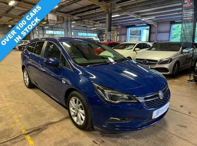 Used Vauxhall Astra Design Edition 110 HP (80 kW) 2018 Blue Estate