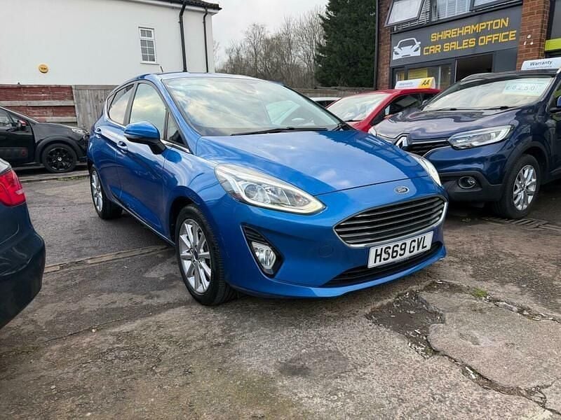 Used Ford Fiesta Titanium 100 HP (73 kW) 2020 Blue Hatchback