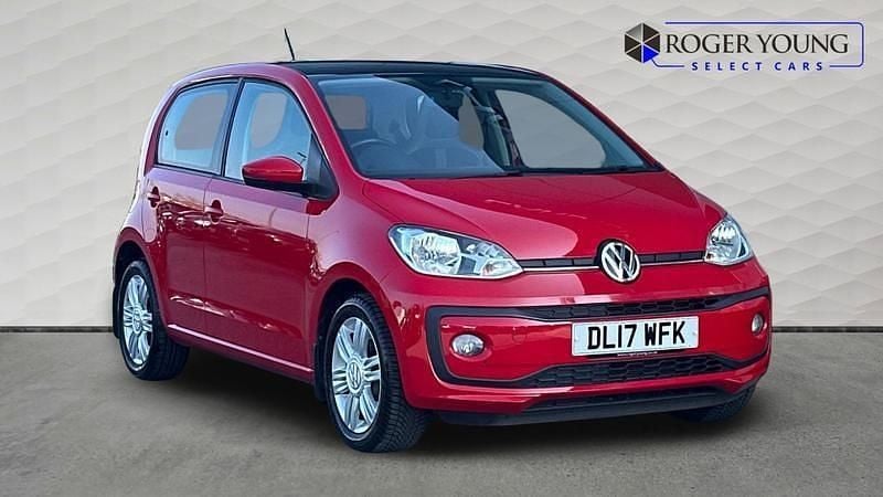 Used VW up! high up! 75 HP (55 kW) 2017 Red Hatchback