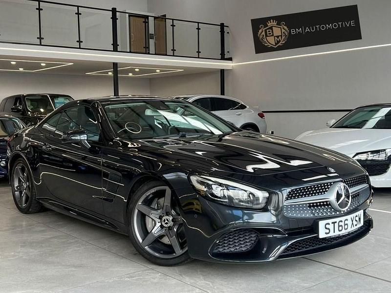 Black Used 2017 Mercedes SL400 AMG line Cabriolet | £22,495 (Fair price) - Image 1/4
