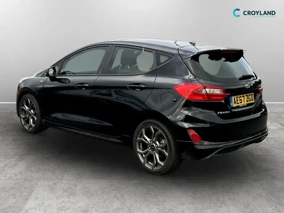 Used Ford Fiesta ST-Line 100 HP (73 kW) 2017 Black Hatchback