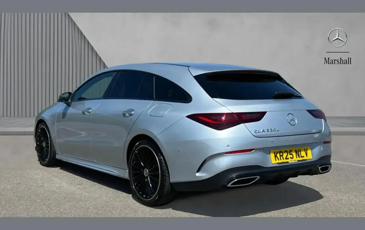 Used Mercedes CLA220 AMG Line Premium Plus 190 HP (139 kW) 2025 Metallic paint hightech silver Estate