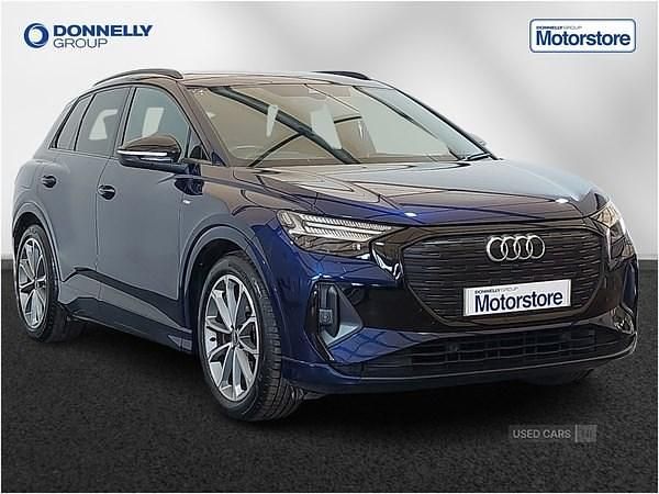 Blue Used 2022 Audi Q4 e-tron Comfort SUV | £26,895 (Good price) - Image 1/4