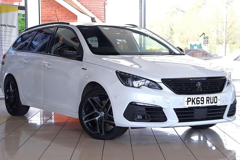 Used Peugeot 308 GT-line 2019 White Estate