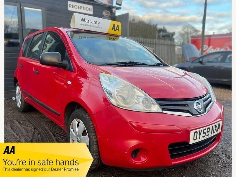 Red Used 2009 Nissan Note Visia MPV | £1,990 (Fair price) - Image 1/1