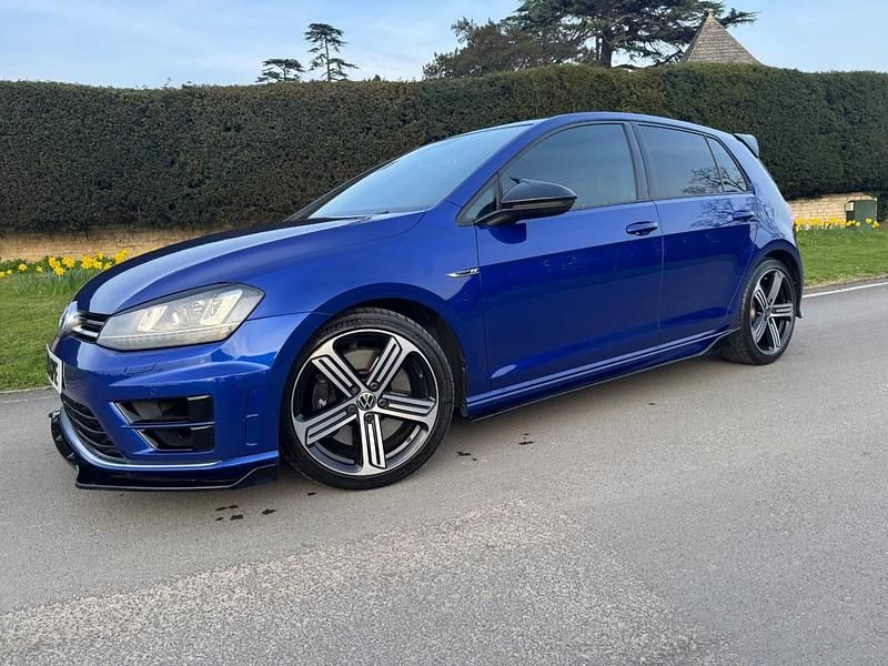 Used VW Golf VII R 2014 Blue Hatchback