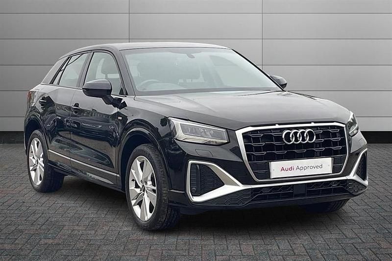 Mythos black Used 2022 Audi Q2 S-Line SUV | £22,995 (Fair price) - Image 1/4