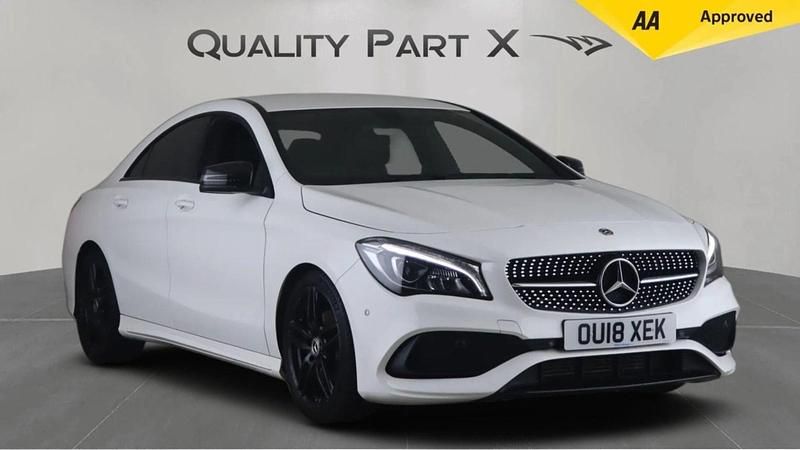 White Used 2018 Mercedes CLA180 AMG line Sedan | £13,680 (Fair price) - Image 1/4