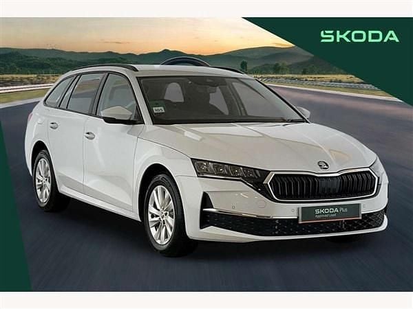 White Used 2024 Skoda Octavia SE Technology Estate | £23,790 (Good price) - Image 1/3