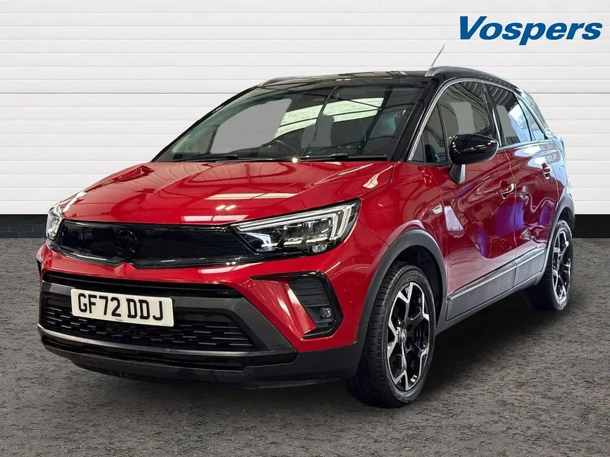 Used Vauxhall Crossland Ultimate 110 HP (80 kW) 2022 Red SUV