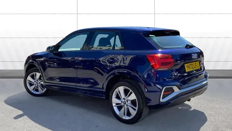Begagnad Audi Q2 S-Line 150 HK (110 kW) 2022 Blå SUV