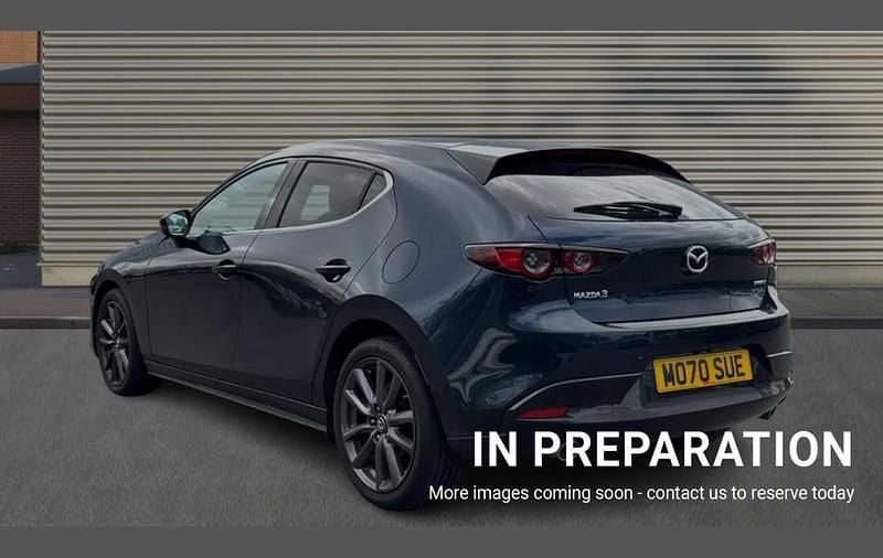 Begagnad Mazda 3 Inclusive 122 HK (89 kW) 2020 Blå Halvkombi