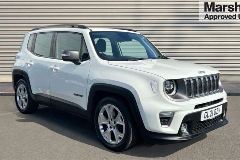 White Used 2021 Jeep Renegade Limited SUV | £14,290 (Fair price) - Image 1/4
