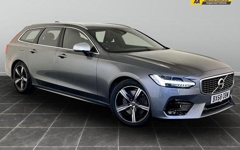 Grey Used 2018 Volvo V90 R-Design Estate | £17,995 (Fair price) - Image 1/2