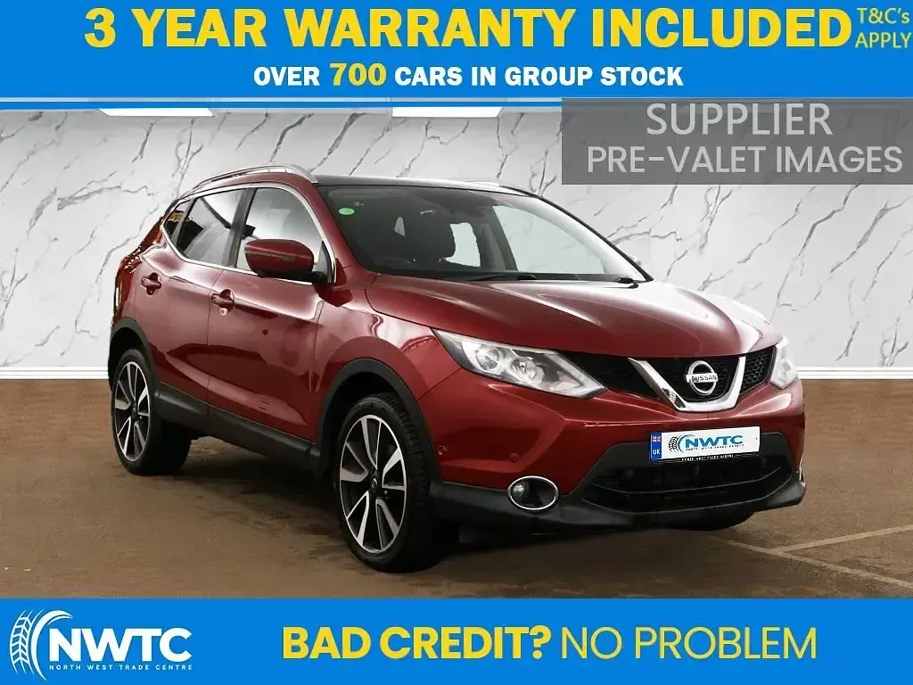 Used Nissan Qashqai Tekna 115 HP (84 kW) 2015 Red SUV