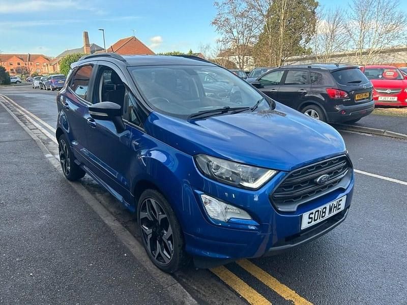 Used Ford Ecosport ST-Line 125 HP (91 kW) 2018 Blue SUV