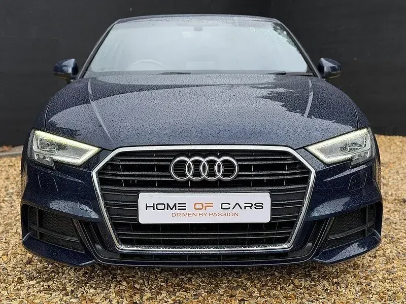 Used Audi A3 S-Line 150 HP (110 kW) 2017 Blue Hatchback