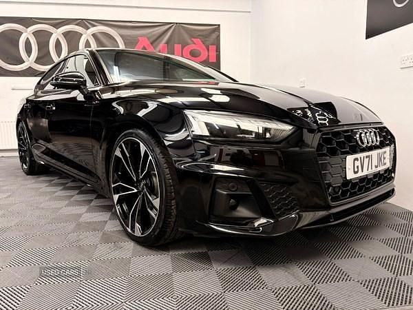 Used Audi A5 S-Line 190 HP (139 kW) 2022 Black Coupe