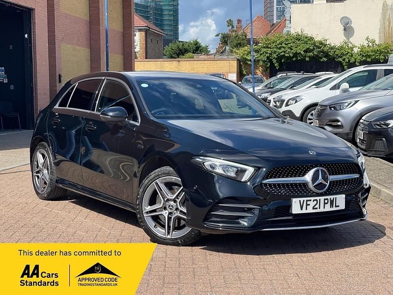Black Used 2021 Mercedes A250 Executive Hatchback | £17,592 (Fair price) - Image 1/4