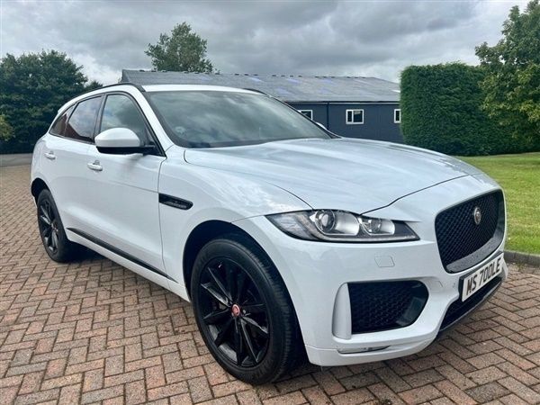 White Used 2020 Jaguar F-Pace Chequered Flag SUV | £25,999 (Expensive) - Image 1/1