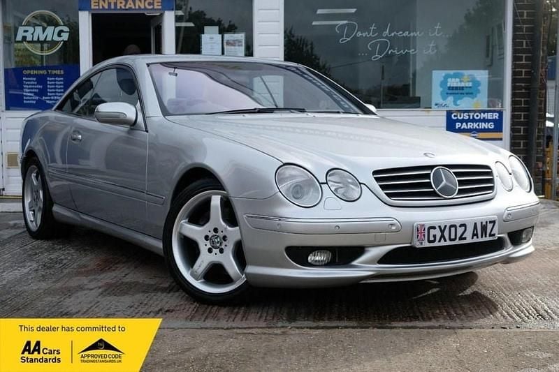 Used Mercedes CL55 AMG AMG 360 HP (264 kW) 2002 Silver Coupe