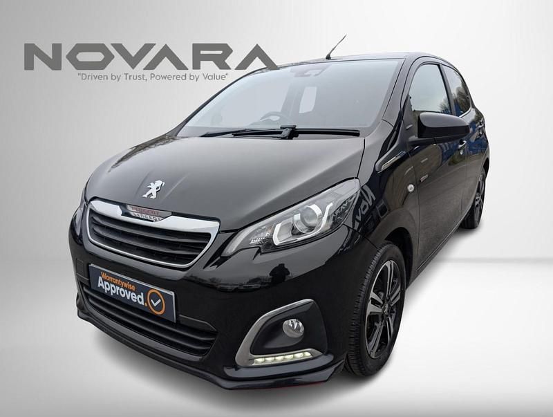Used Peugeot 108 GT-line 82 HP (60 kW) 2016 Black Hatchback