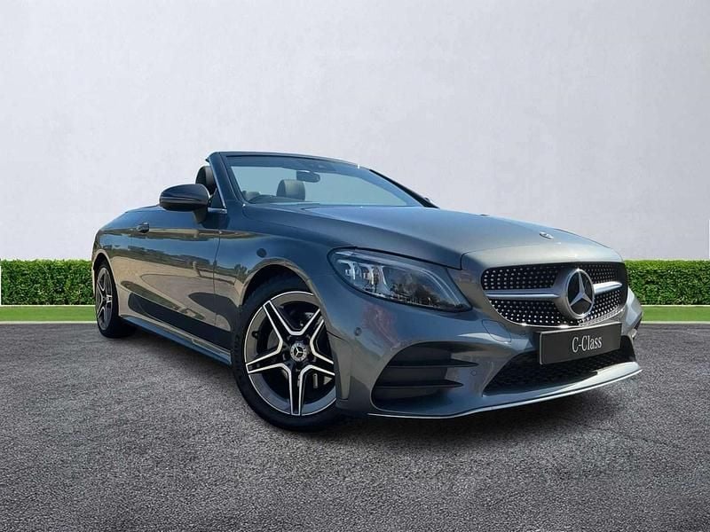 Used Mercedes C220 AMG line 2022 Grey Cabriolet