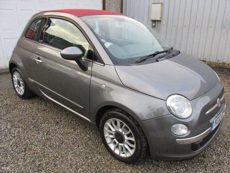 Grey Used 2012 Fiat 500C Lounge Cabriolet | £4,690 (Good price) - Image 1/4