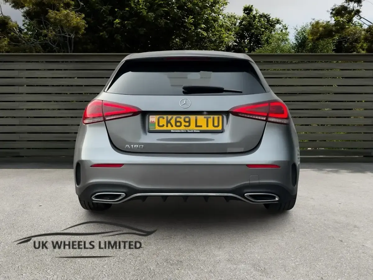 Used Mercedes A180 AMG line 136 HP (100 kW) 2019 Grey Hatchback