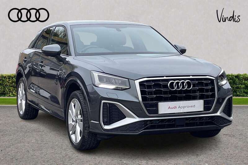 Grey Used 2023 Audi Q2 S-Line SUV | £24,990 (Fair price) - Image 1/3