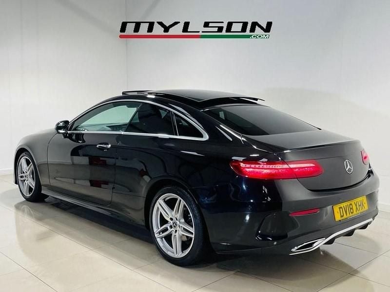 Used Mercedes E220 AMG Line Premium 194 HP (142 kW) 2018 Black Coupe