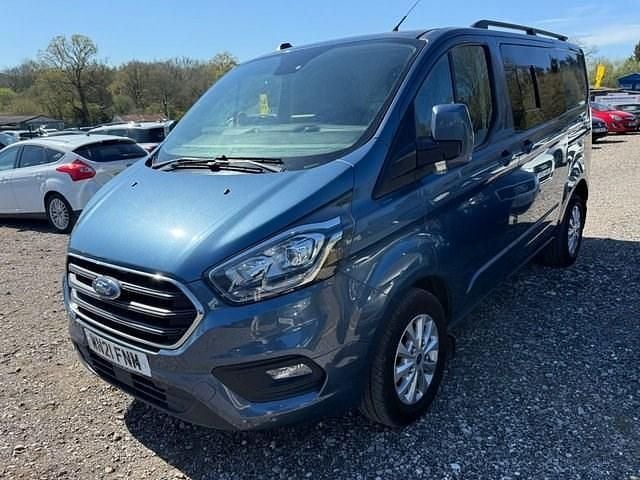 Used Ford Transit Custom Limited 130 HP (95 kW) 2021 Blue Van