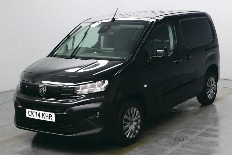 Black Used 2024 Peugeot Partner Van | £16,490 (Good price) - Image 1/4
