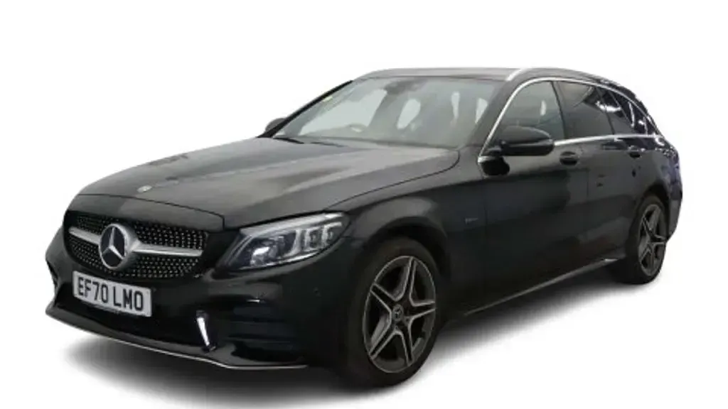 Used Mercedes C300 AMG line 2020 Black Estate