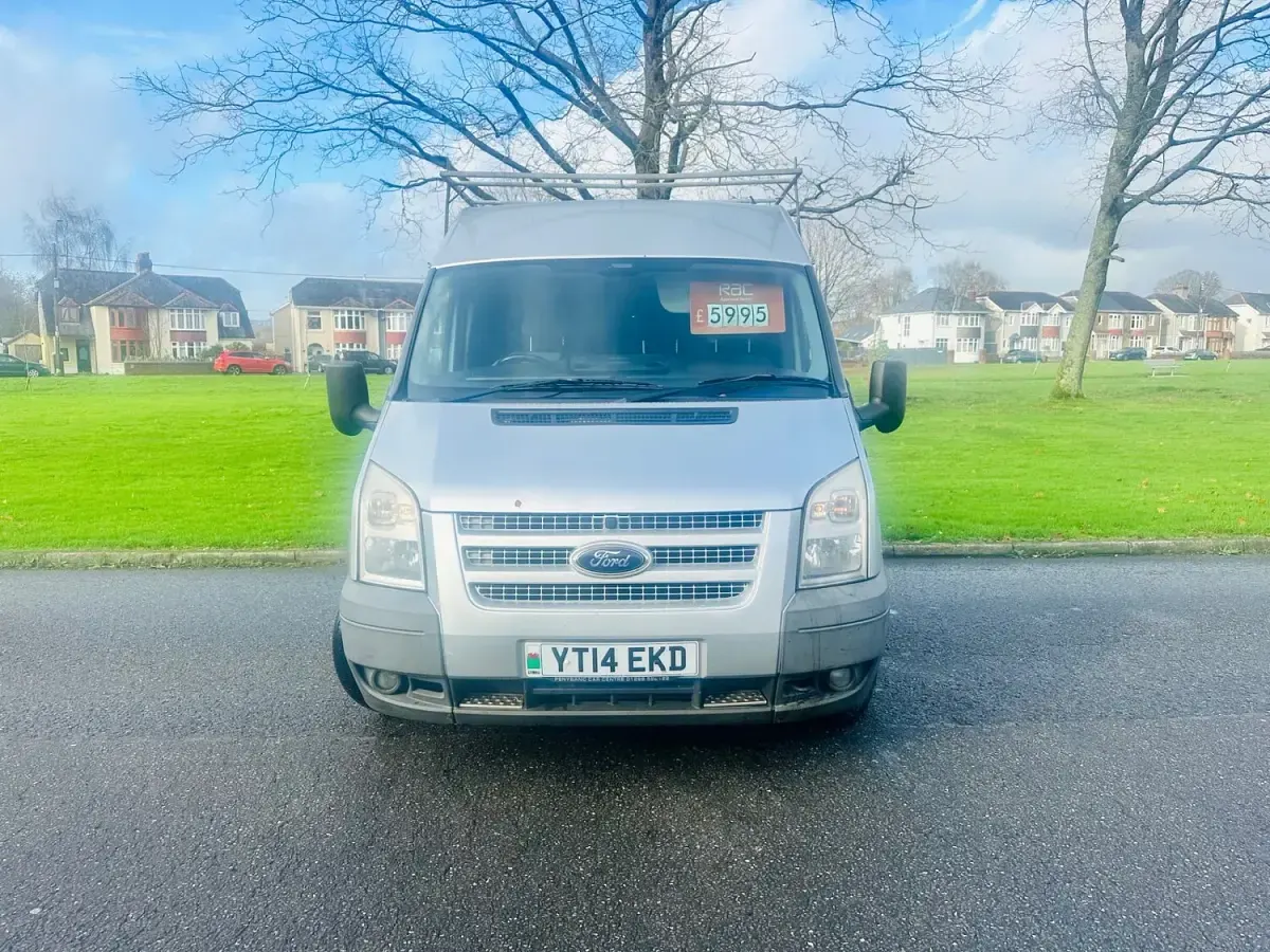 Used Ford Transit Trend 100 HP (73 kW) 2014 Silver Van