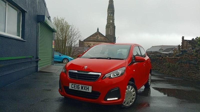 Begagnad Peugeot 108 Active 68 HK (50 kW) 2016 Röd Halvkombi