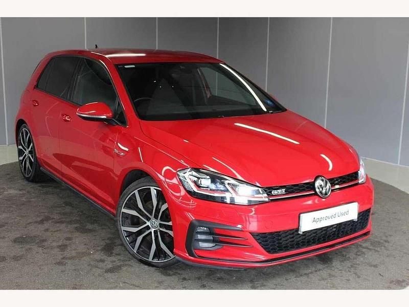 Red Used 2018 VW Golf VII GTI Hatchback | £19,995 (Fair price) - Image 1/4