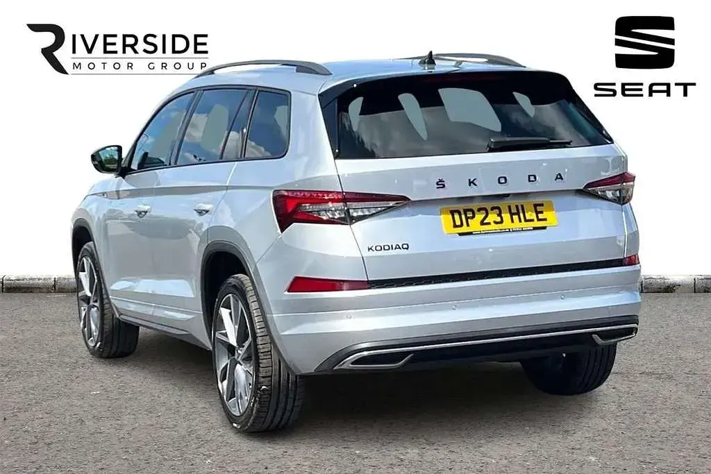 Used Skoda Kodiaq SportLine 150 HP (110 kW) 2023 Silver SUV