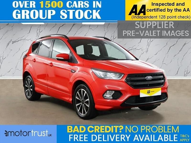 Red Used 2019 Ford Kuga ST-Line SUV | £11,195 (Fair price) - Image 1/4
