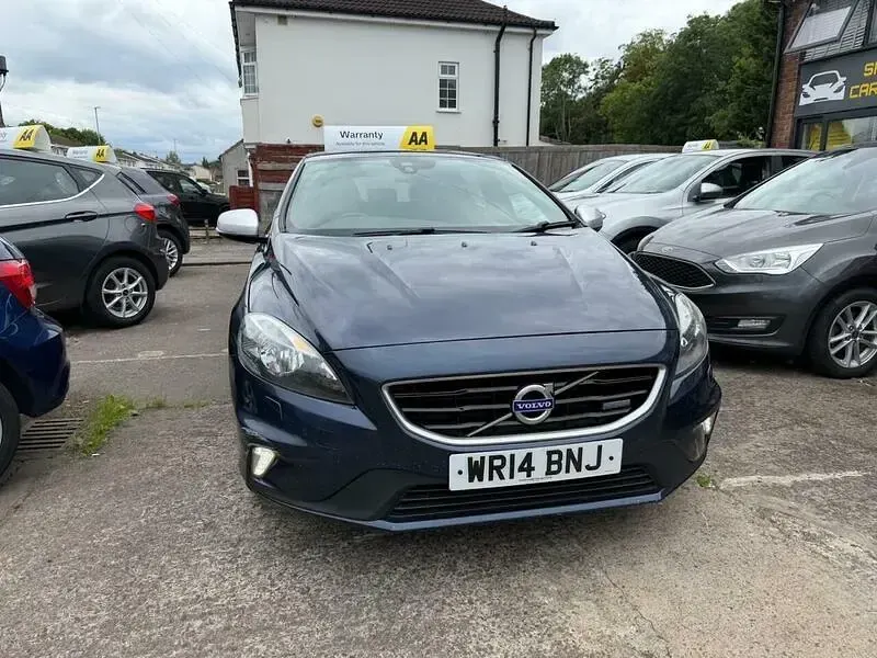 Used Volvo V40 R-Design 2014 Blue Hatchback