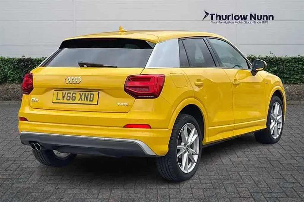 Used Audi Q2 S-Line 150 HP (110 kW) 2016 Yellow SUV