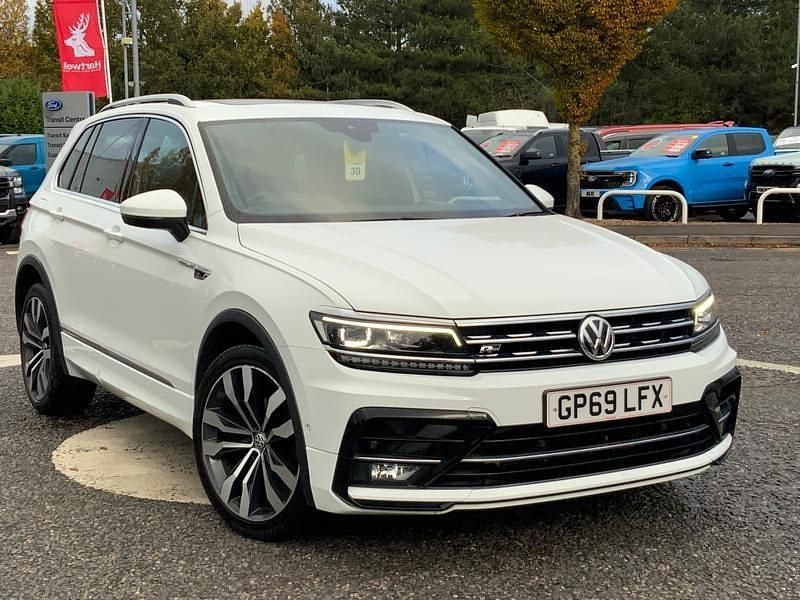 White Used 2020 VW Tiguan R-line SUV | £19,949 (Super price) - Image 1/3