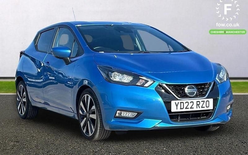 Used Nissan Micra Tekna 92 HP (67 kW) 2022 Blue Hatchback
