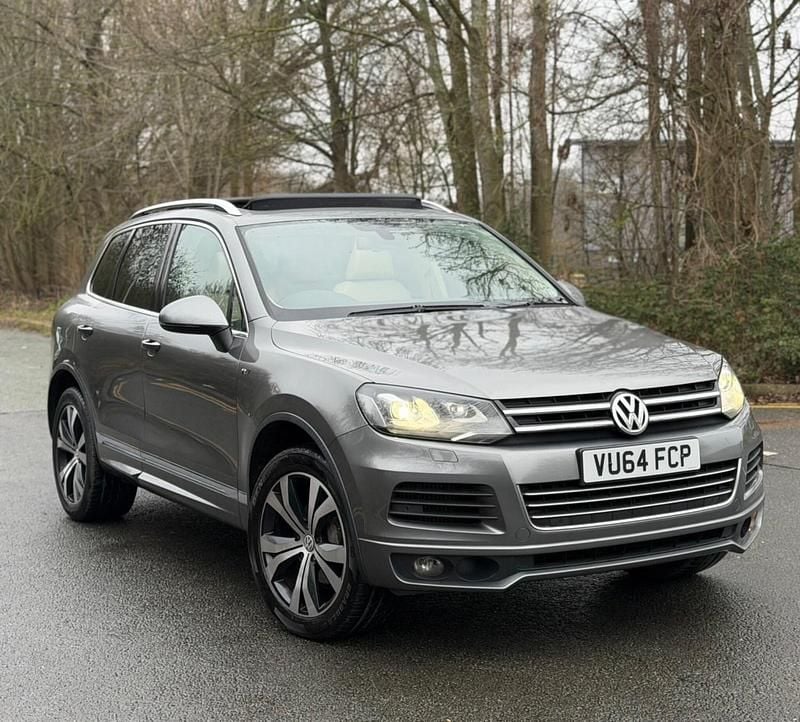 Grey Used 2014 VW Touareg R-line SUV | £9,490 (Fair price) - Image 1/4