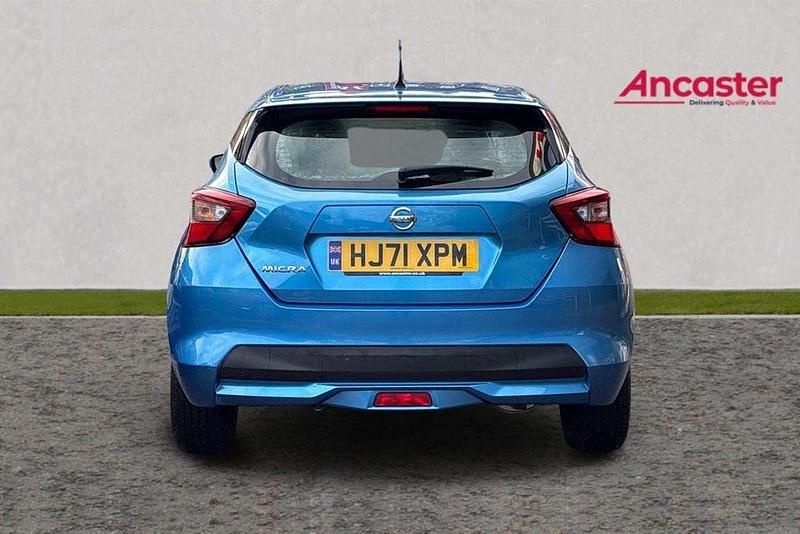 Used Nissan Micra Acenta 91 HP (66 kW) 2021 Blue Hatchback
