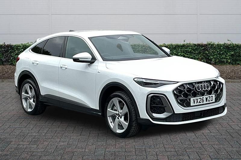 New Audi Q5 S-Line 2026 Arkona white, solid SUV