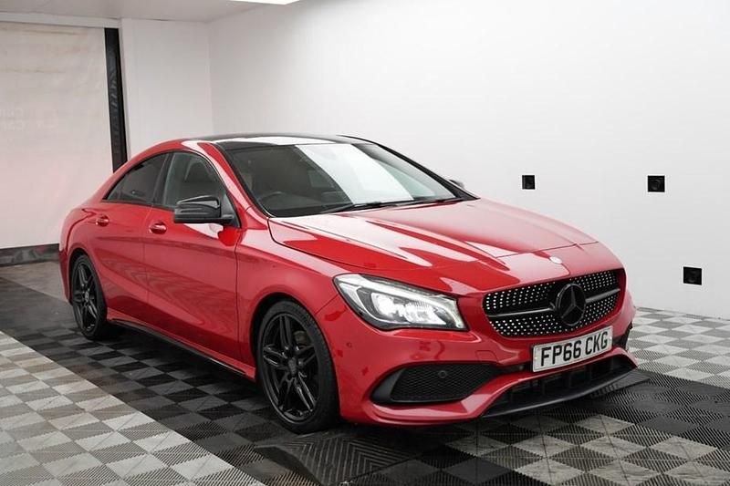 Red Used 2016 Mercedes CLA220 AMG line Sedan | £10,495 (Fair price) - Image 1/1