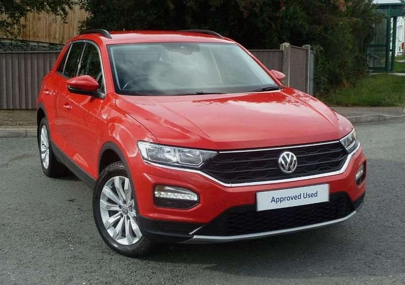 Flash red Used 2019 VW T-Roc SE SUV | £17,500 (Good price) - Image 1/4