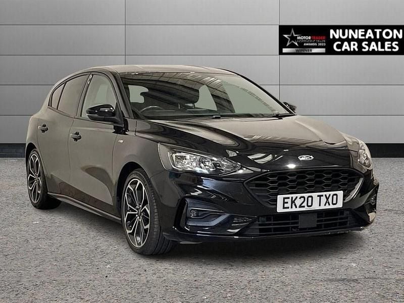 Black Used 2020 Ford Focus ST-Line X Hatchback | £13,200 (Fair price) - Image 1/4
