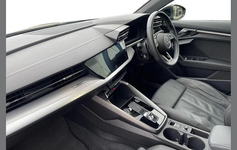 Used Audi A3 S-Line 147 HP (108 kW) 2022 Black Hatchback